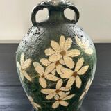 Green jar lamp base