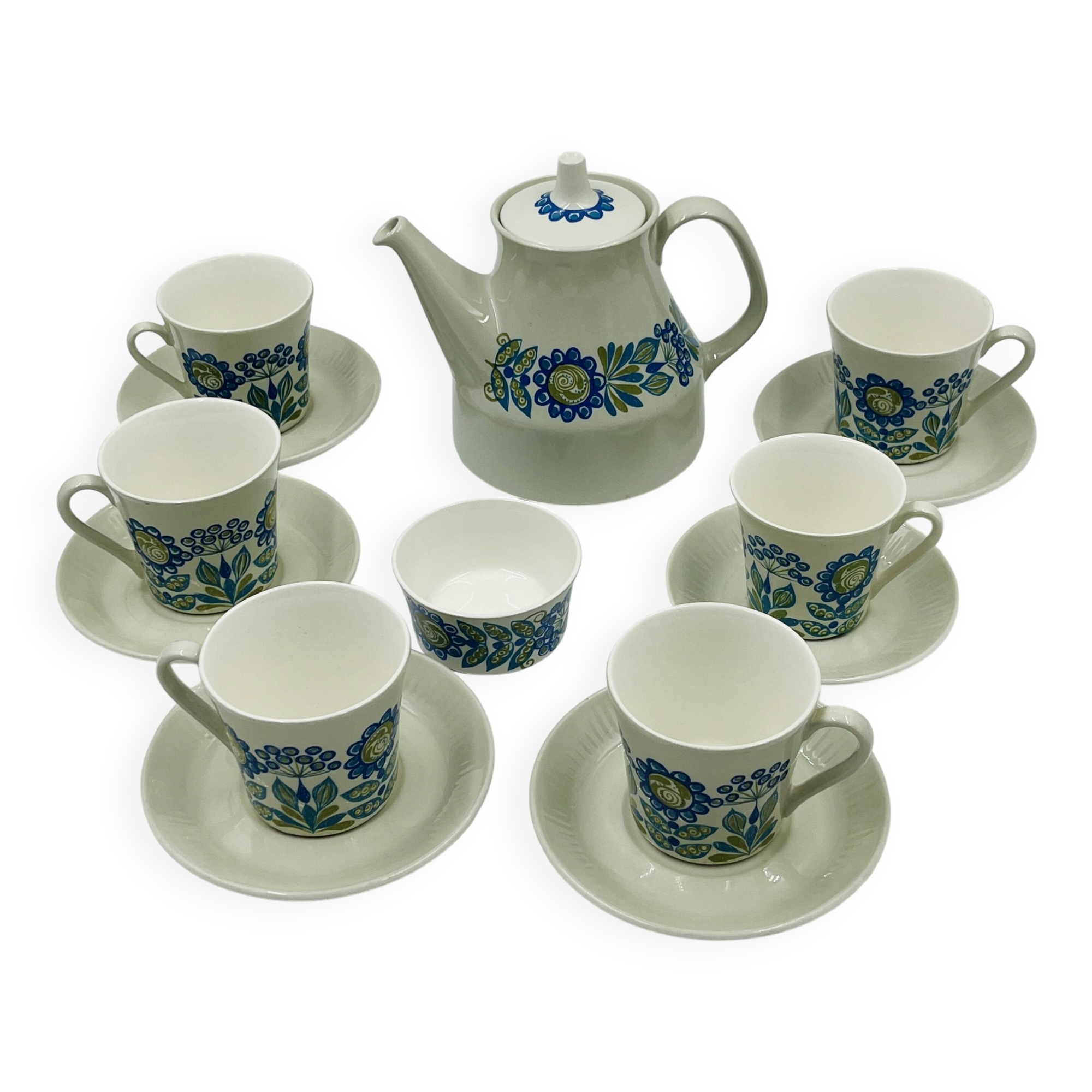 Scandinavian coffee service Tor Viking by Figgjo Flint