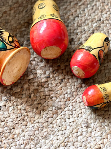 4 Vintage Matryoshkas