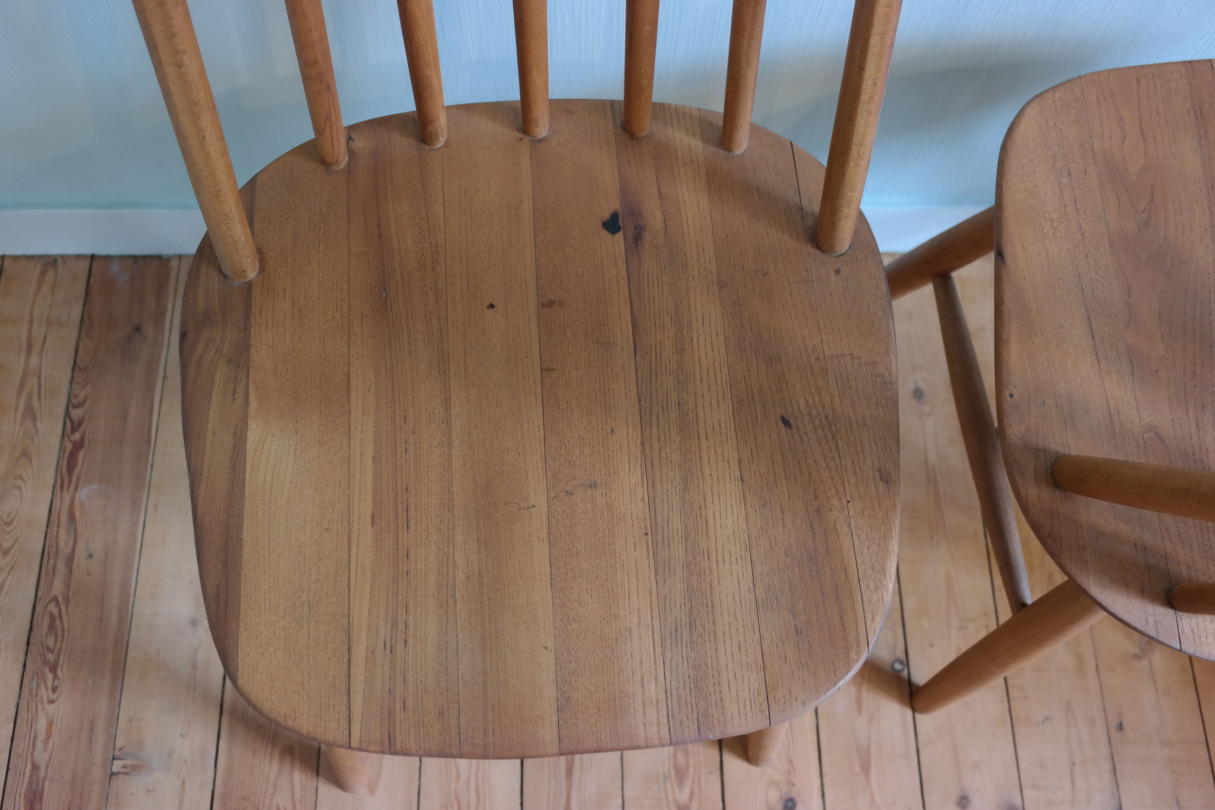Pair of Quaker model chairs, Ercol, 1960's
