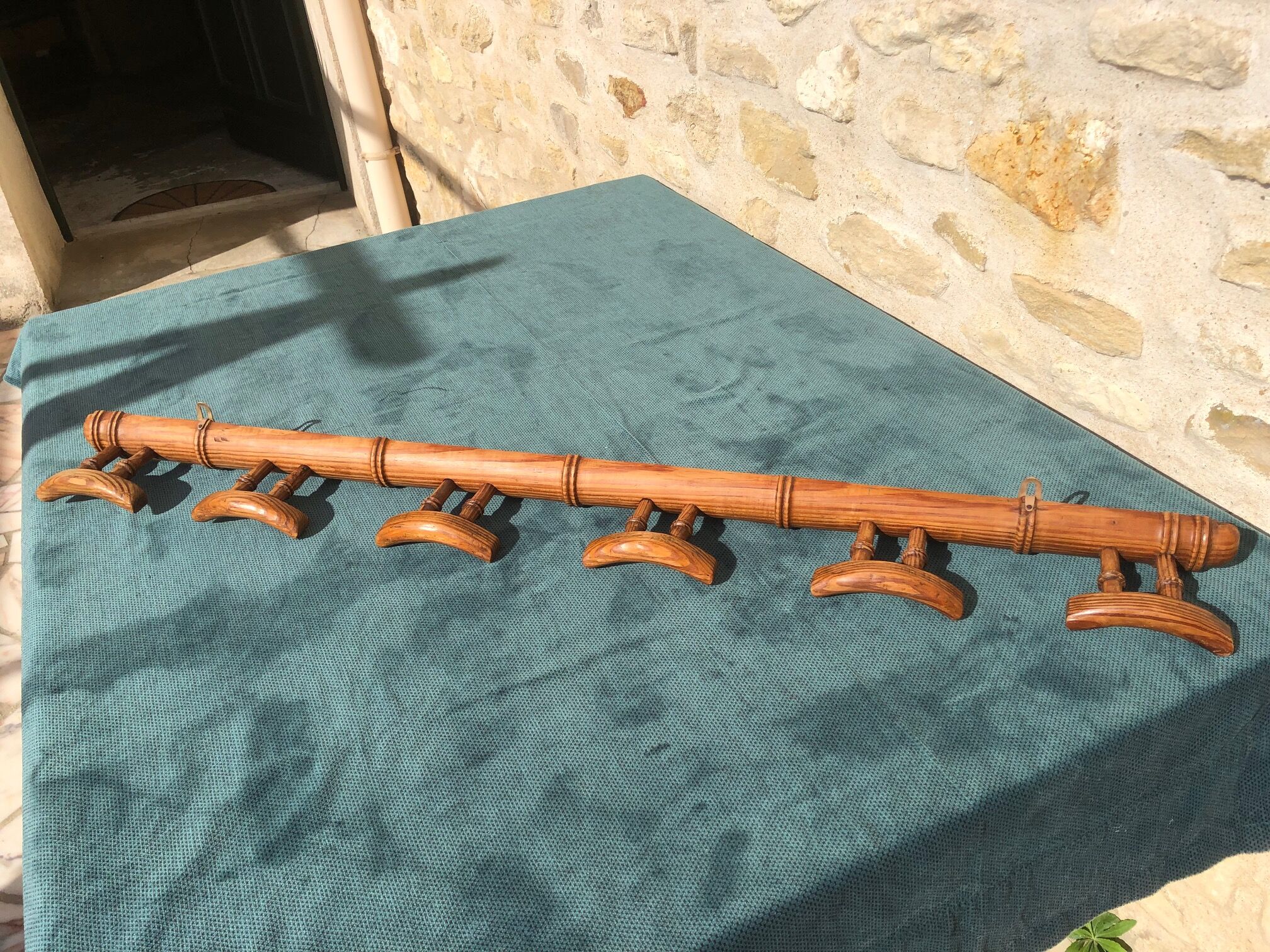 Old coat rack 6 hooks