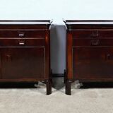 Pair of Small Lacquered Wood Sideboards – 1940