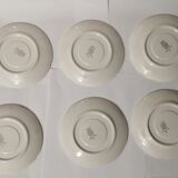 Small plates Sarreguemines Décor Violettes Lot of 5