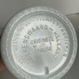 Pot à tabac opalin en verre de lait hollandais / Cave à cigares, Willem II Sigarenfabrieken Valkenswaard Holland