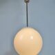 Vintage Chandelier with Milk Glass from Elektrosvit, 1960s