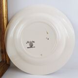 Set 6 Art Deco hollow plates