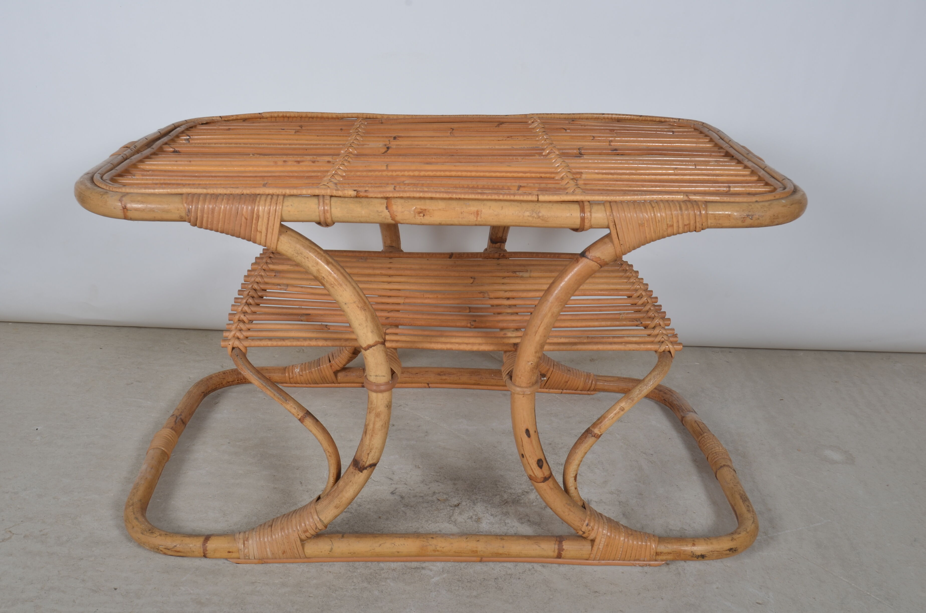 Rattan coffee table