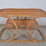 Rattan coffee table