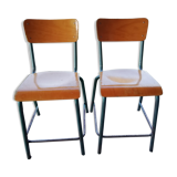 Pair of mulca lab chairs