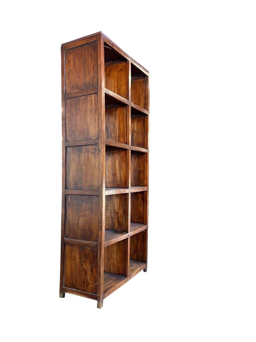 Vintage wooden bookshelf/storage unit.