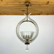 Murano chandelier by Ercole Barovier for Barovier & Toso, 1930s
