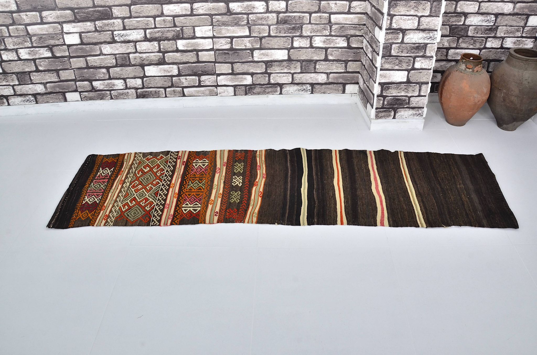 Kilim Runner anatolien vintage sku 3066