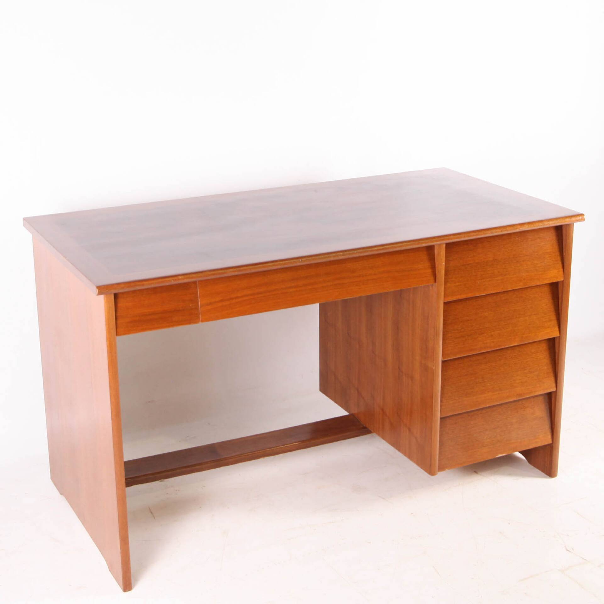 Teak and rosewood desk