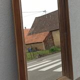 Antique wooden mirror