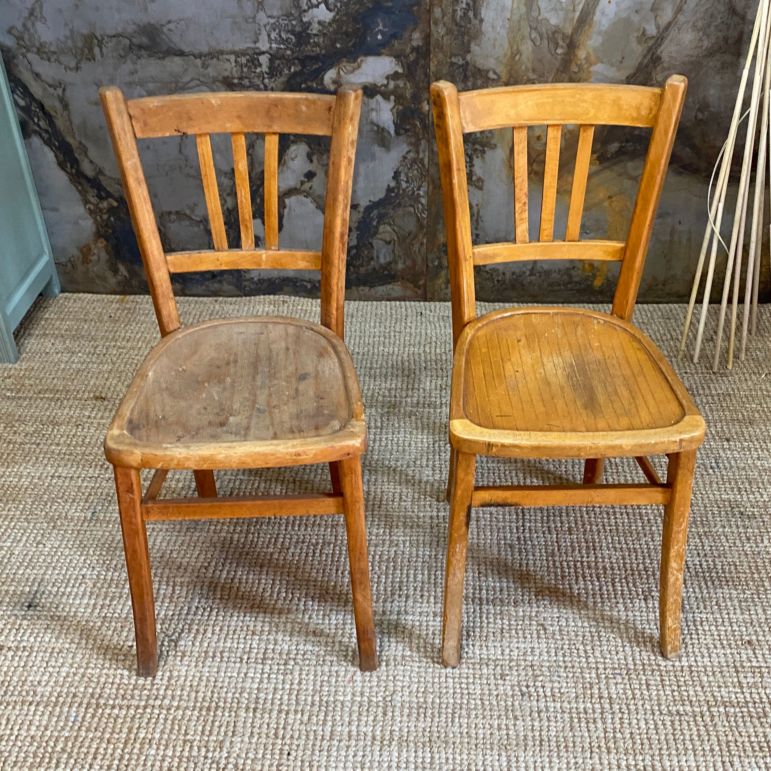 Pair of bistro chairs