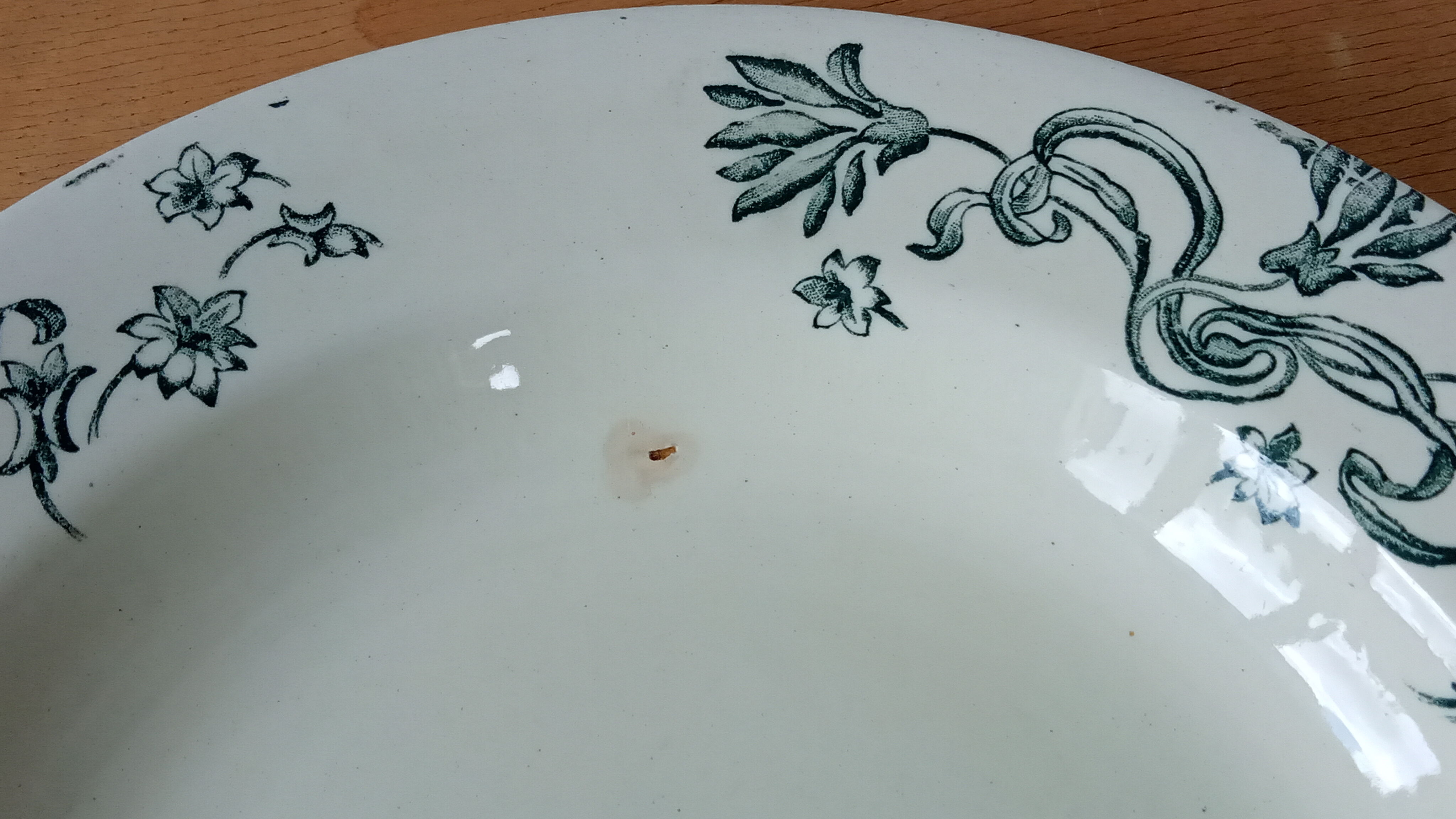 Lot de 7 assiettes creuses Salins en terre de fer