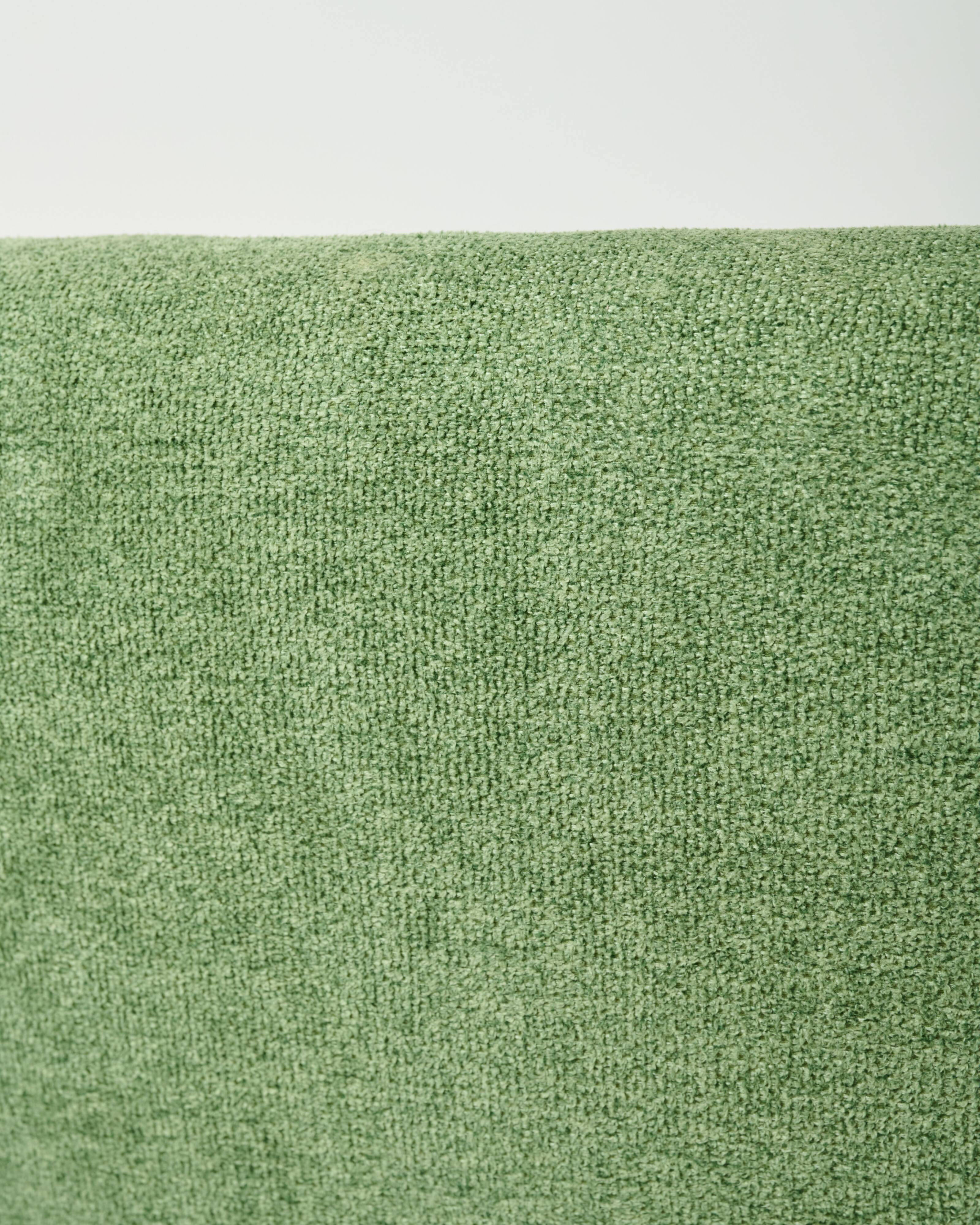 Green velvet armchair, 1970