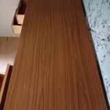 60s desk with compass feet