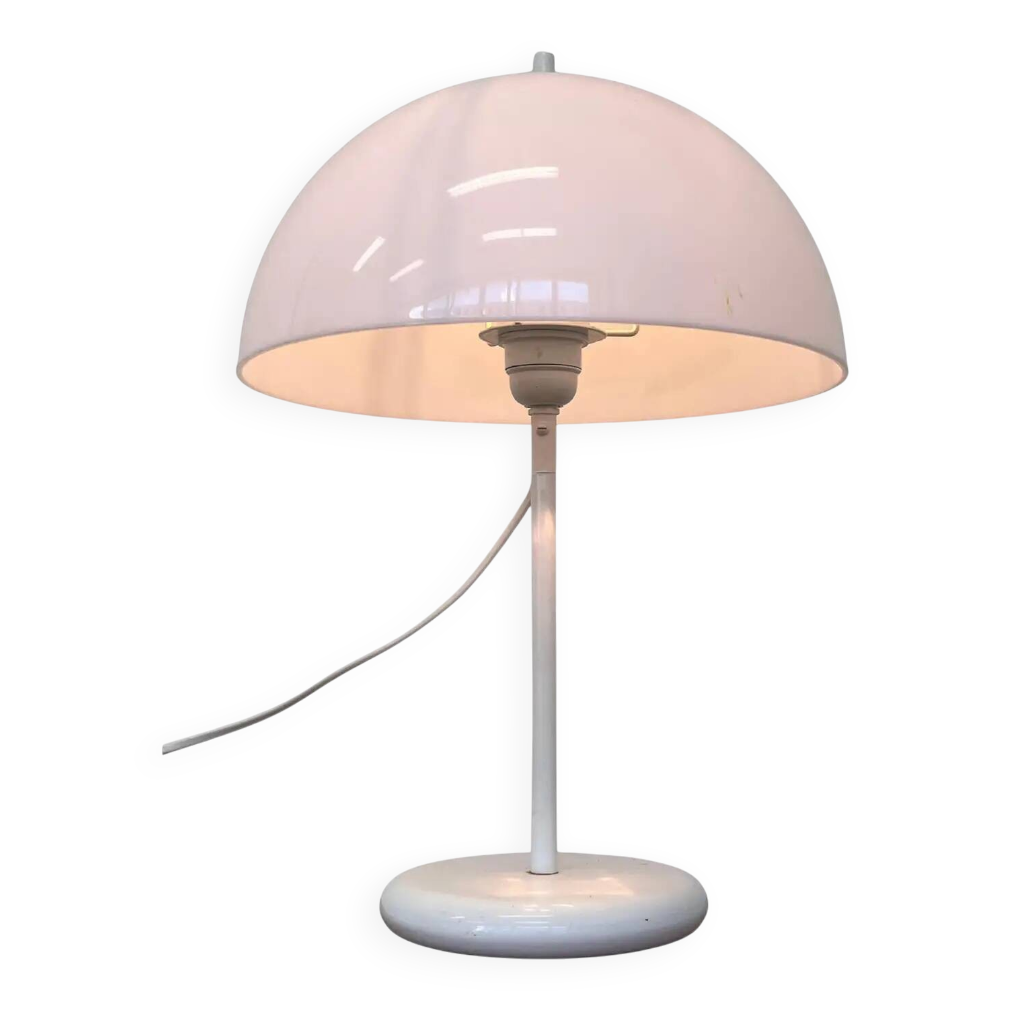 Lampe de table champignon design futuriste des années 1980