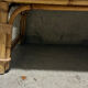 Vintage rattan bar cabinet by Dlg Audoux Minet