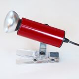 Red Targetti Sankey clip spot, 70s
