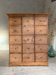 Vintage workshop haberdashery chest of drawers