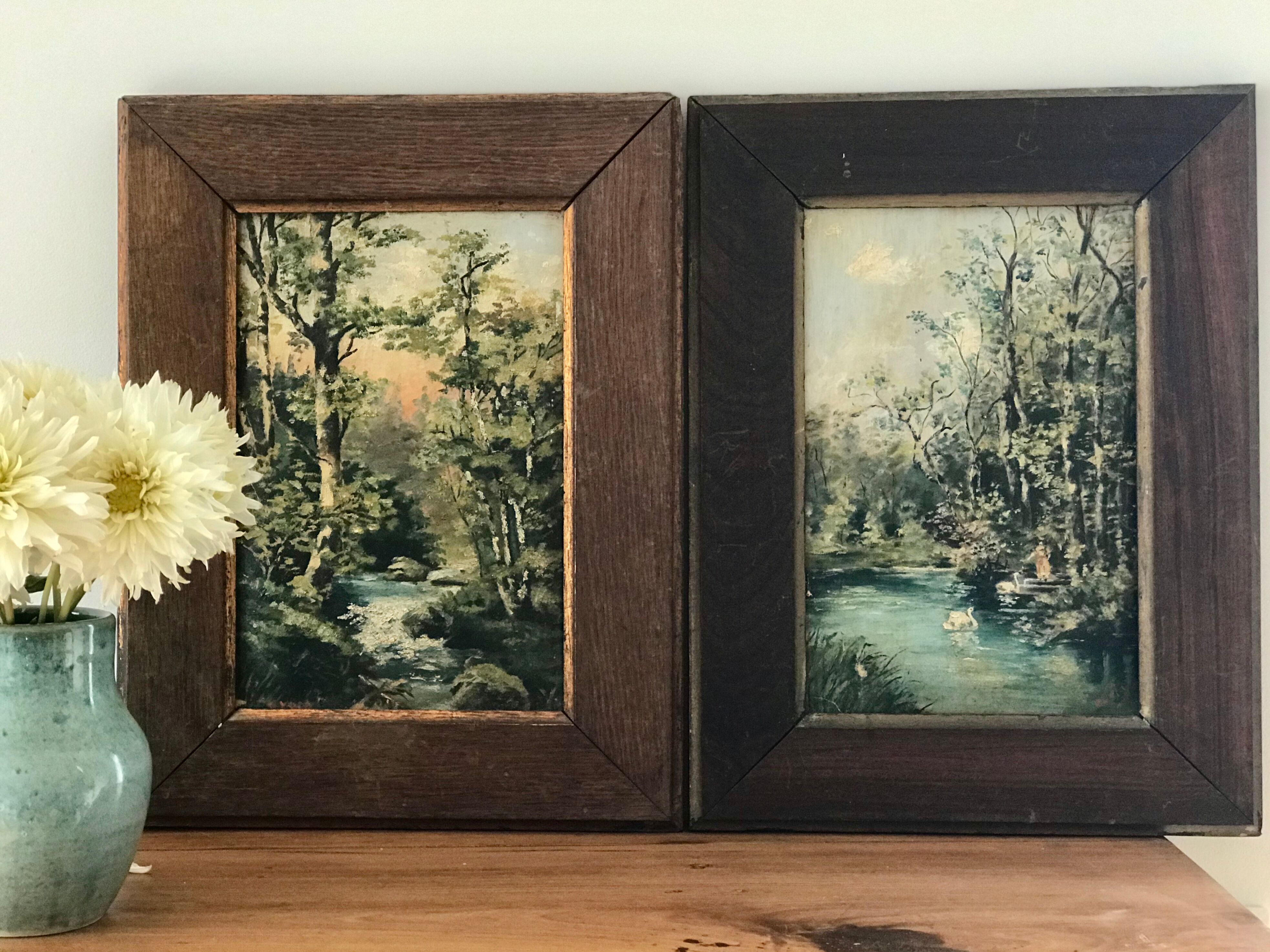 Pair of 19th-century paintings