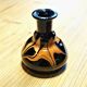 Soliflore vase in marbled glass signed Maure Viel
