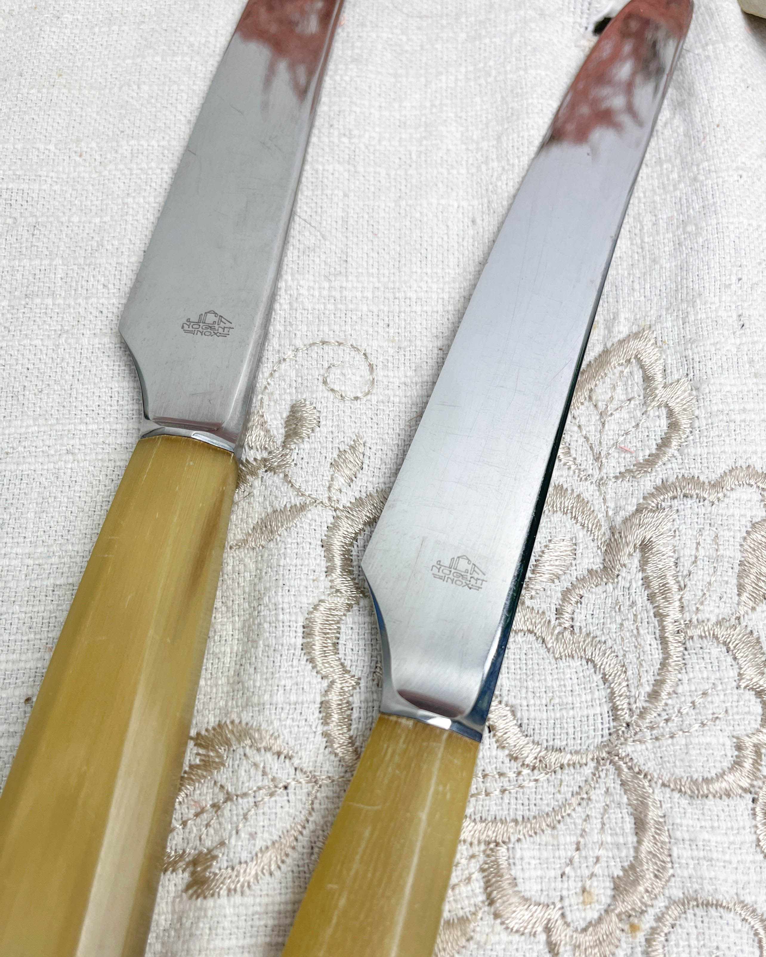 12 vintage nogent knives