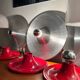 Modernist silver wall light(s)