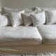Kinkajou linen sofa, 5-seater