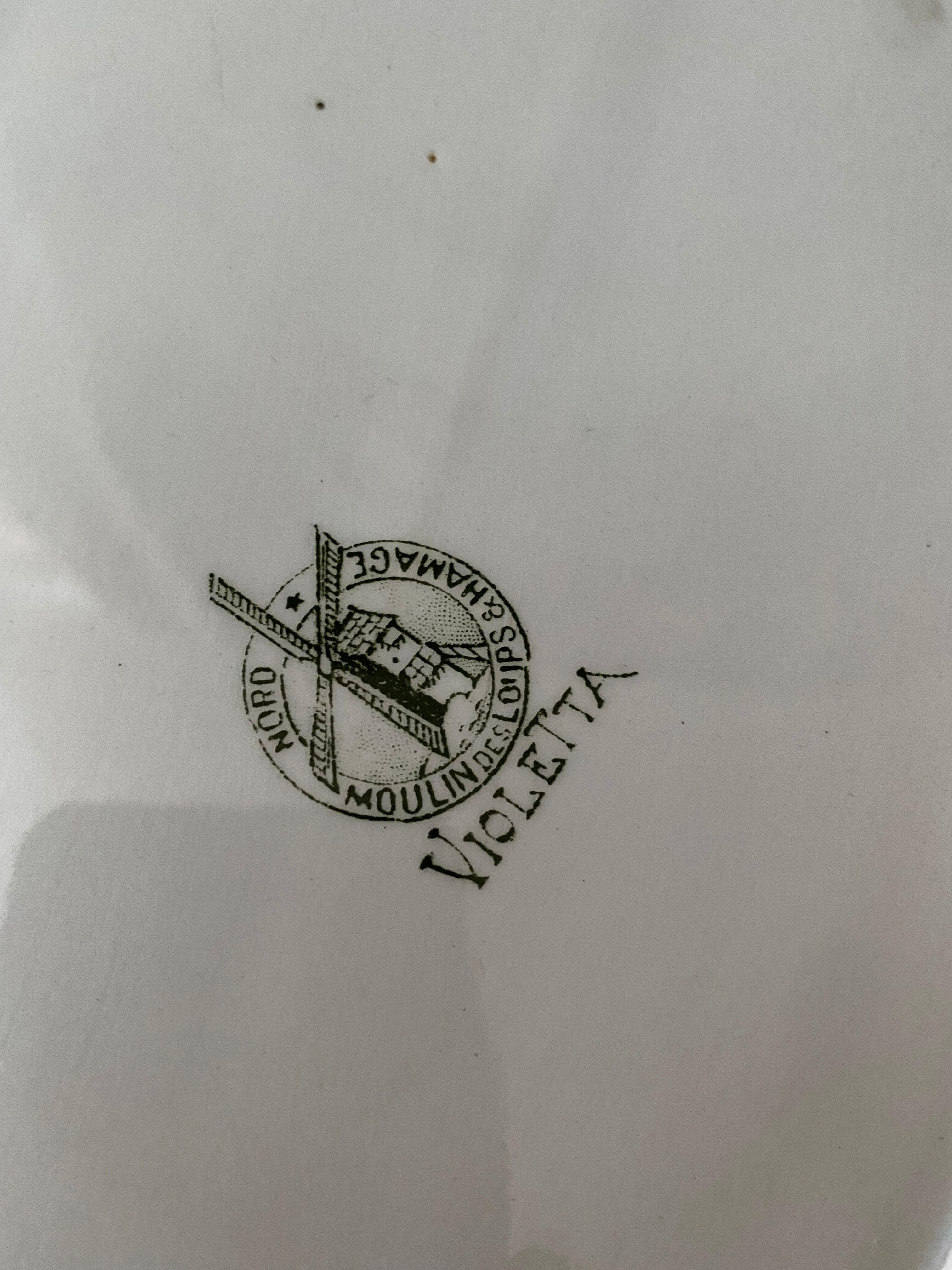 Moulin de Lou earthenware oval dish