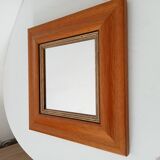 Vintage beech mirror