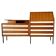 Midcentury Modern Zebra Walnut Sideboard with Drawers, La Permanente Cantu