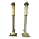 Paire de lampes empire en bronze