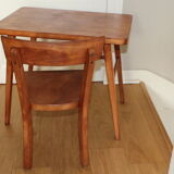 Baumann desk and dark beech child chair