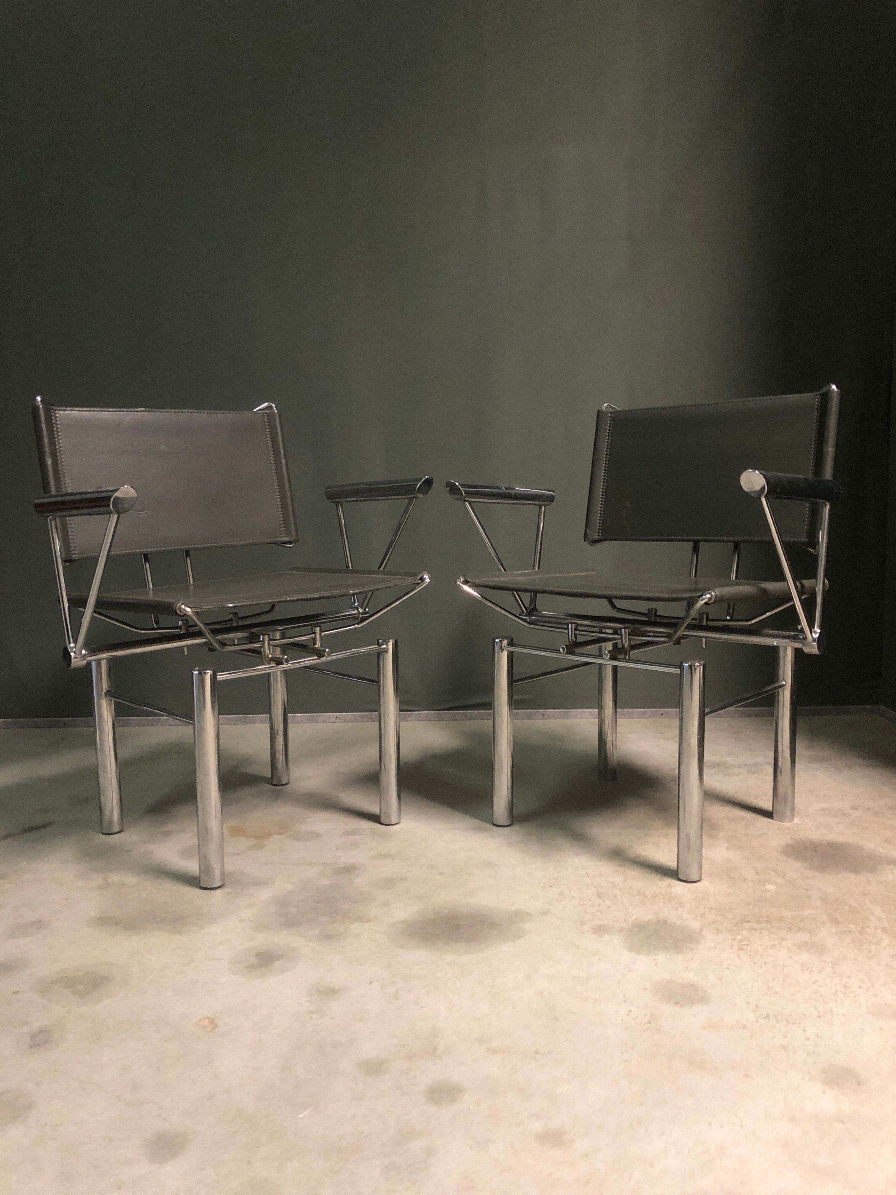 Set of 2 Series 8600 Chairs by Hans Ulrich Bitsch for Kusch+Co, 1980s,