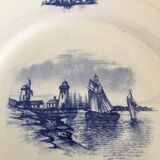 Série de 11 assiettes plates, faïence hollandaise, début XX
