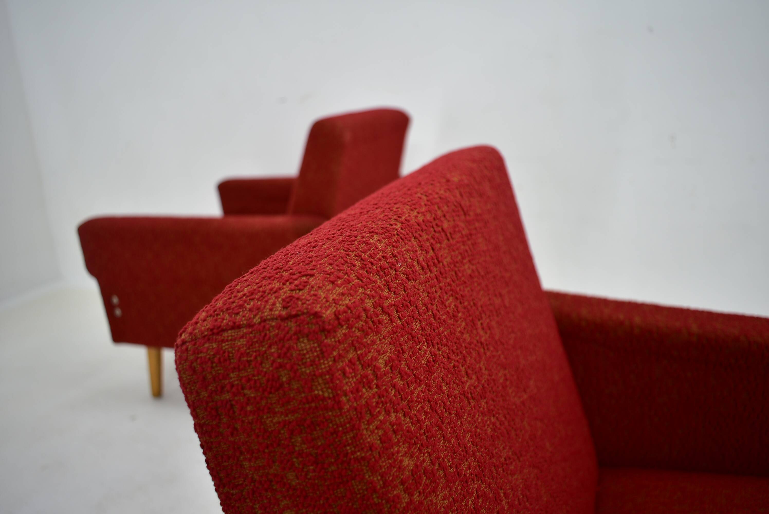 Paire de fauteuils des années 1950, Tchécoslovaquie