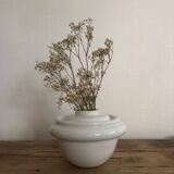 White opaline vase
