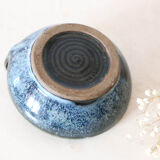 Candle holder, vintage pottery, Manziat, vintage