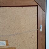 Antique original oil painting of a German opera tenor, large 19th century portrait