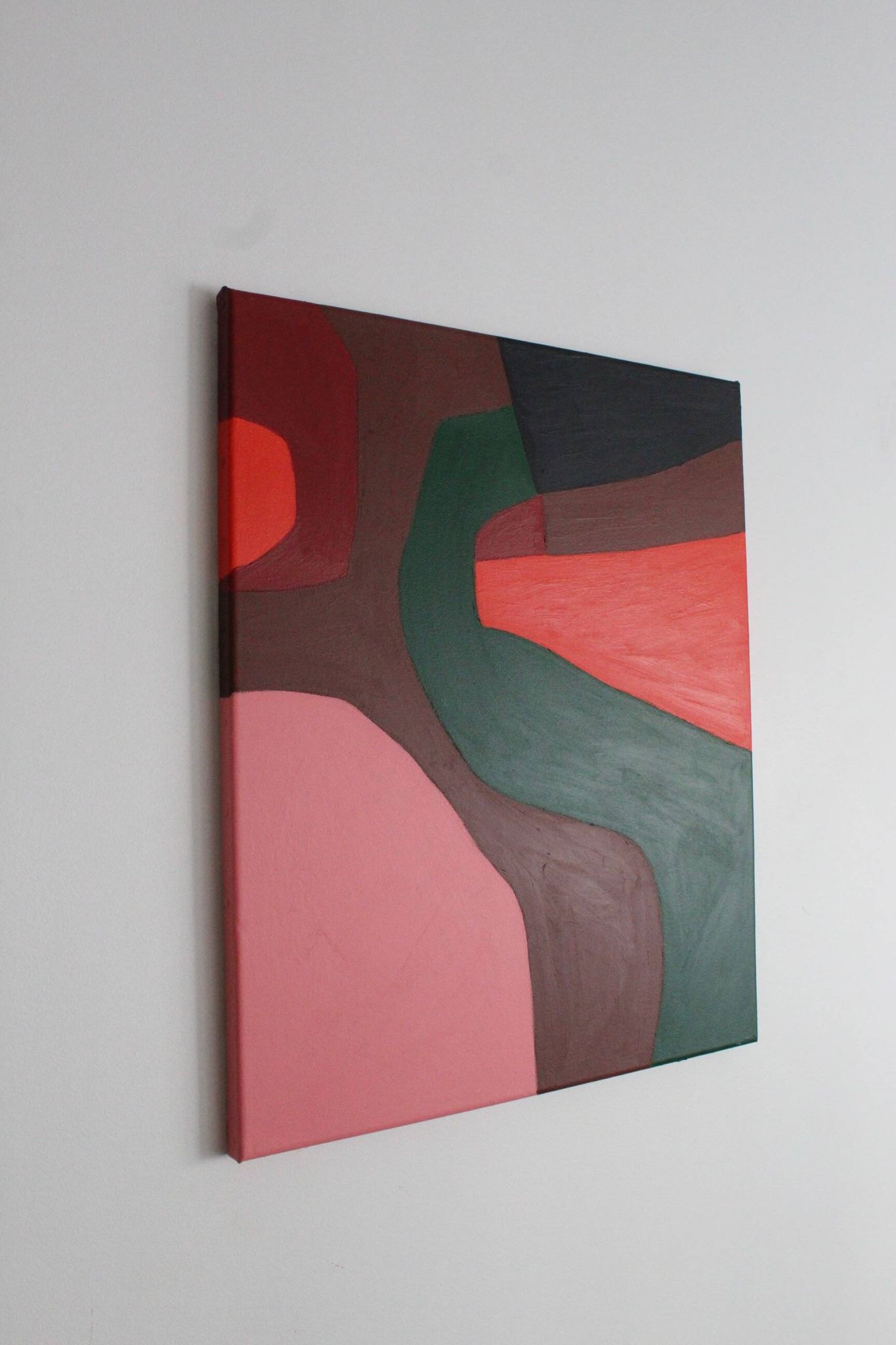 Peinture abstraite n.4 sur toile tendue