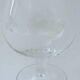 Suite of six glasses with alcohol, shape "cognac", in crystal