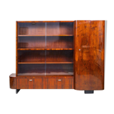 Halabala Bookcase - 1930s Czechia - Restored walnut