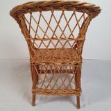 Wicker children's chair