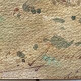 Watercolor Marine painting "Bréhec en Bretagne" Ernest Designolle (1850 / 1941)