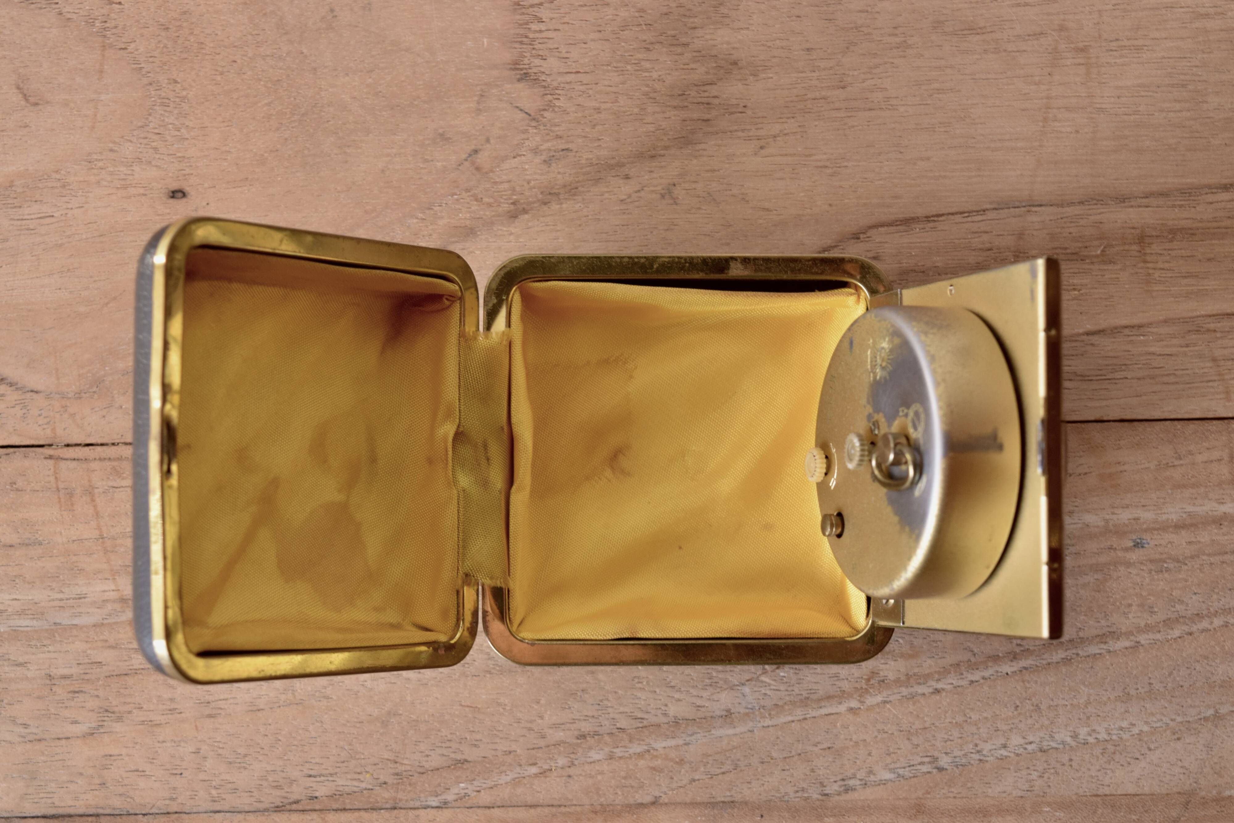 Old JAZ mechanical travel alarm clock - 1960s