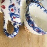 Vintage earthenware dinette cups from Quimper