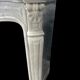 Louis XV marble fireplace, 19th century.